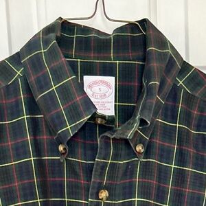 Brooks Brothers non iron plaid shirt S